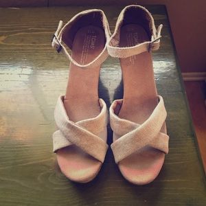 TOMS Wedges 4" Women's 12